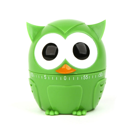 Kikkerland Owlet Kitchen Timer Green