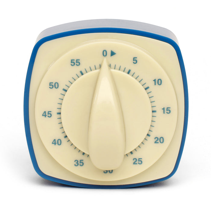 Kikkerland Retro Kitchen Timer Blue