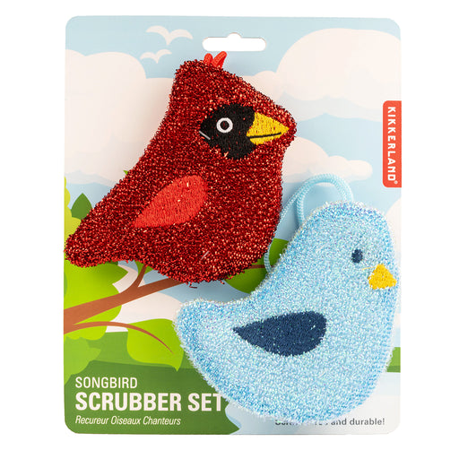 Kikkerland Songbird Scrubber Set