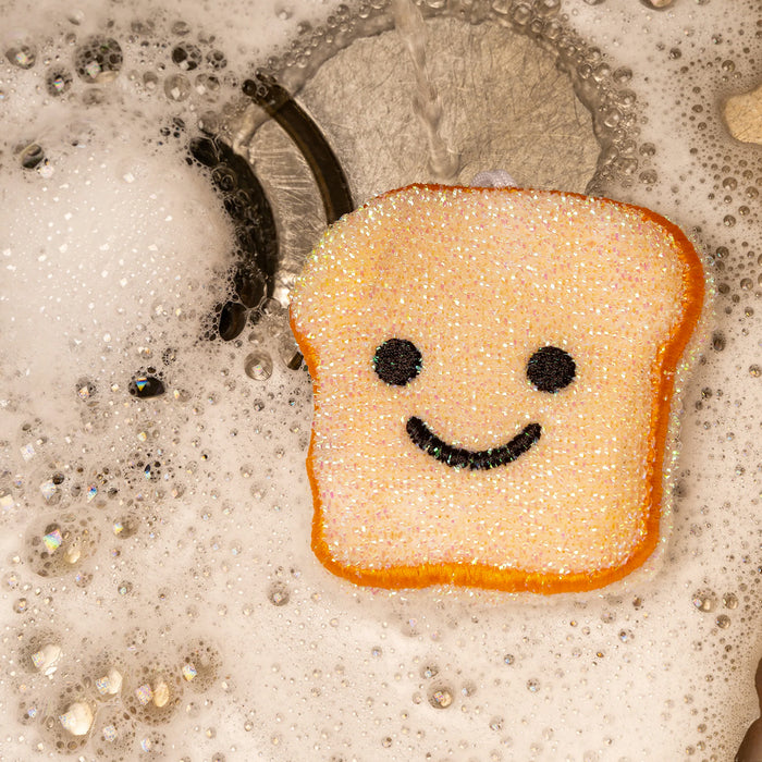 Kikkerland Toast Scrub Sponge