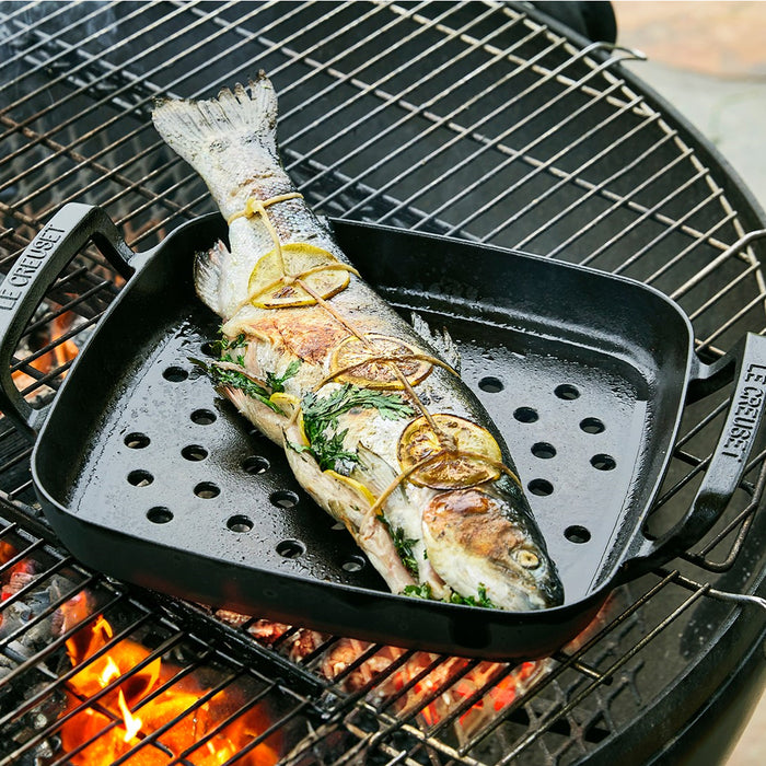 Le Creuset Alpine Outdoor Collection Square Grill Basket