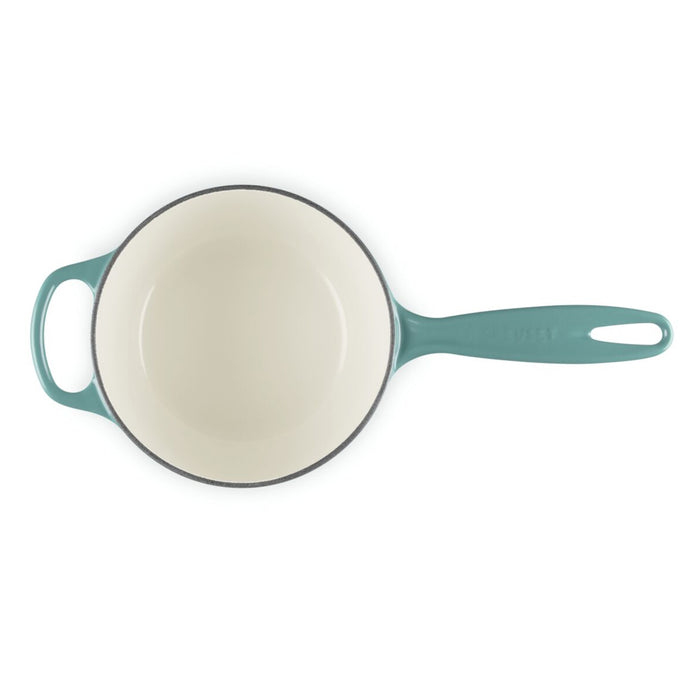Le Creuset Enameled Cast Iron Signature 1.75 Quart Saucepan in Riviera