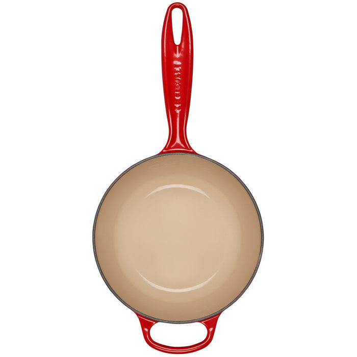 Le Creuset Enameled Cast Iron Signature 2 1/4 Quart Saucepan in Cerise