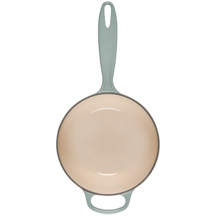 Le Creuset Enameled Cast Iron Signature 2 1/4 Quart Saucepan in Sea Salt