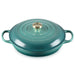 Le Creuset Enameled Cast Iron Signature 3 1/2 Quart Braiser in Riviera
