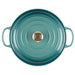 Le Creuset Enameled Cast Iron Signature 3 1/2 Quart Braiser in Riviera