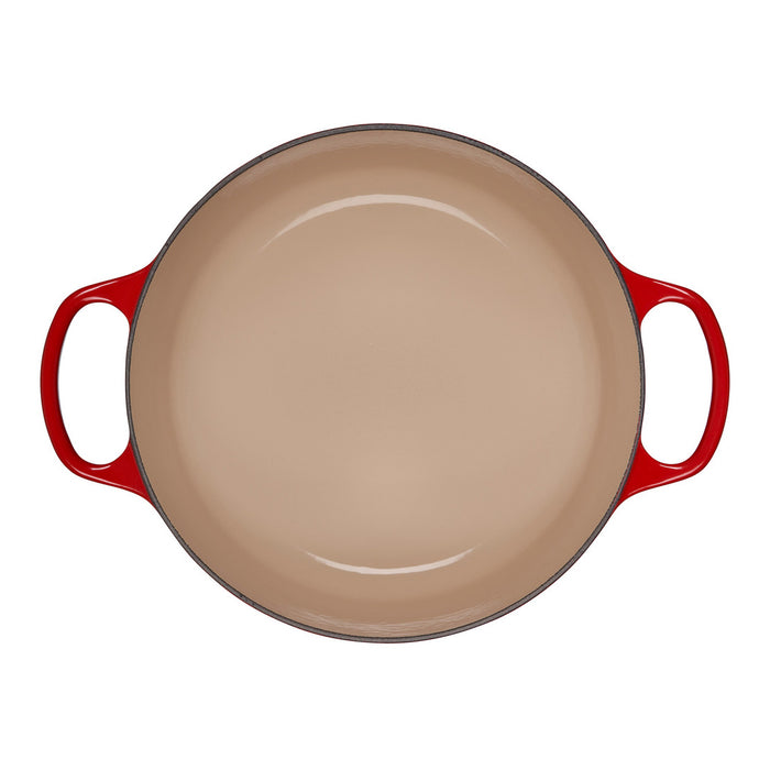 Le Creuset Enameled Cast Iron Signature 5 1/2 Quart Round Dutch Oven in Cerise