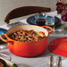 Le Creuset Enameled Cast Iron Signature 5 1/2 Quart Round Dutch Oven in Flame