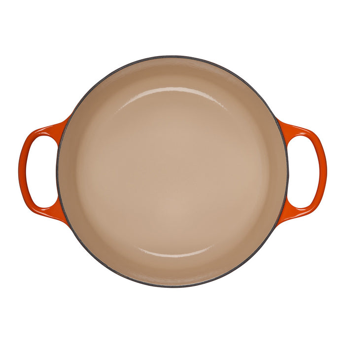 Le Creuset Enameled Cast Iron Signature 5 1/2 Quart Round Dutch Oven in Flame