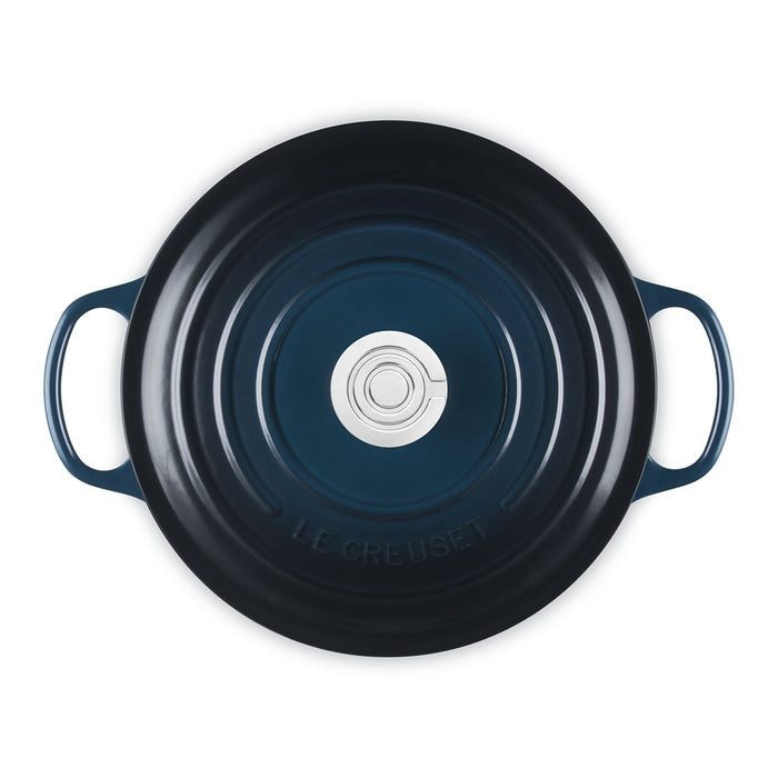 Le Creuset Enameled Cast Iron Signature 5 1/2 Quart Round Dutch Oven in Nuit