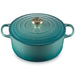 Le Creuset Enameled Cast Iron Signature 5 1/2 Quart Round Dutch Oven in Riviera