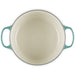 Le Creuset Enameled Cast Iron Signature 5 1/2 Quart Round Dutch Oven in Riviera