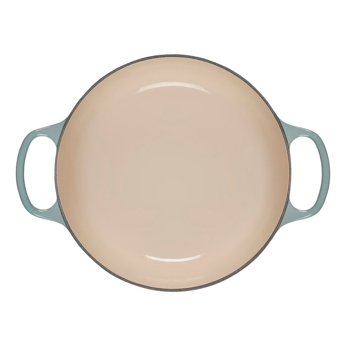 Le Creuset Enameled Cast Iron Signature 5 1/2 Quart Round Dutch Oven in Sea Salt