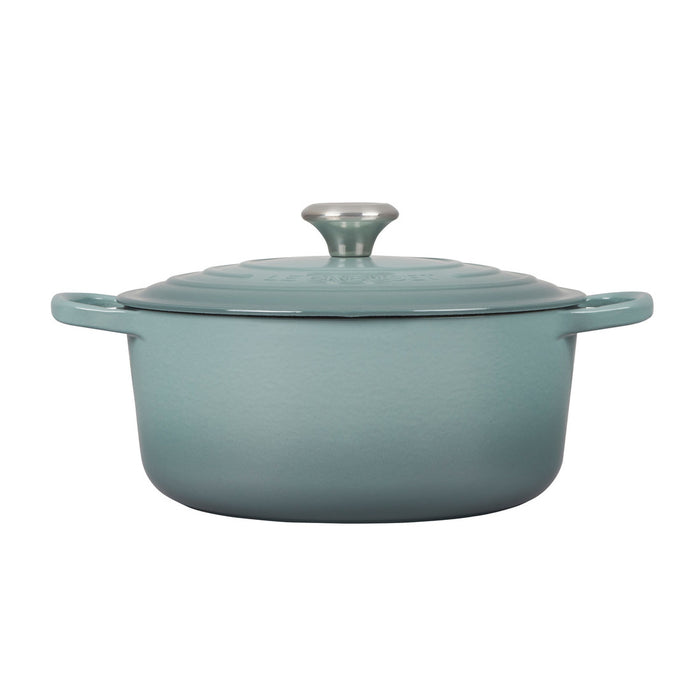 Le Creuset Enameled Cast Iron Signature 5 1/2 Quart Round Dutch Oven in Sea Salt