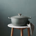 Le Creuset Enameled Cast Iron Signature 5 1/2 Quart Round Dutch Oven in Sea Salt