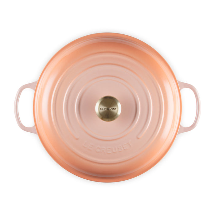 Le Creuset Enameled Cast Iron Signature 5 Quart Braiser in Peche