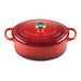 Le Creuset Enameled Cast Iron Signature 5 Quart Oval Dutch Oven in Cerise