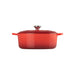 Le Creuset Enameled Cast Iron Signature 5 Quart Oval Dutch Oven in Cerise