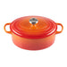 Le Creuset Enameled Cast Iron Signature 5 Quart Oval Dutch Oven in Flame