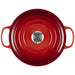 Le Creuset Enameled Cast Iron Signature 6 1/2  Quart Round Deep Oven in Cerise