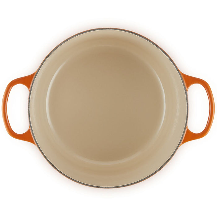 Le Creuset Enameled Cast Iron Signature 6 1/2  Quart Round Deep Oven in Flame