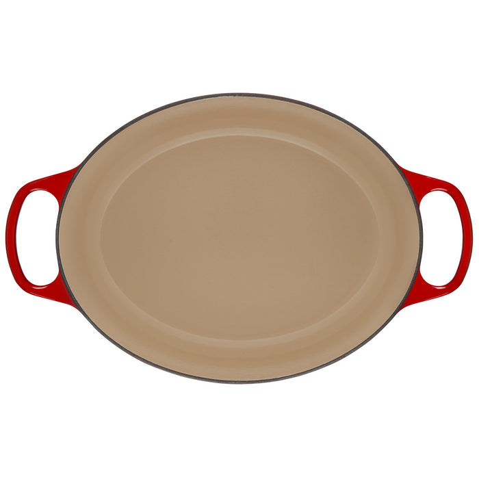 Le Creuset Enameled Cast Iron Signature 6 3/4 Quart Oval Dutch Oven in Cerise