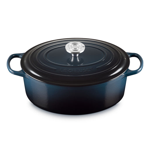 Le Creuset Enameled Cast Iron Signature 6 3/4 Quart Oval Dutch Oven in Nuit