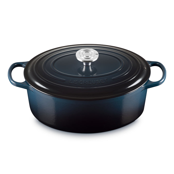 Le Creuset Enameled Cast Iron Signature 6 3/4 Quart Oval Dutch Oven in Nuit