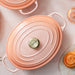 Le Creuset Enameled Cast Iron Signature 6 3/4 Quart Oval Dutch Oven in Peche