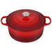 Le Creuset Enameled Cast Iron Signature 7 1/4 Quart Round Dutch Oven in Cerise