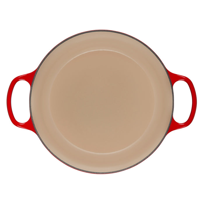 Le Creuset Enameled Cast Iron Signature 7 1/4 Quart Round Dutch Oven in Cerise