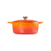 Le Creuset Enameled Cast Iron Signature 7 1/4 Quart Round Dutch Oven in Flame