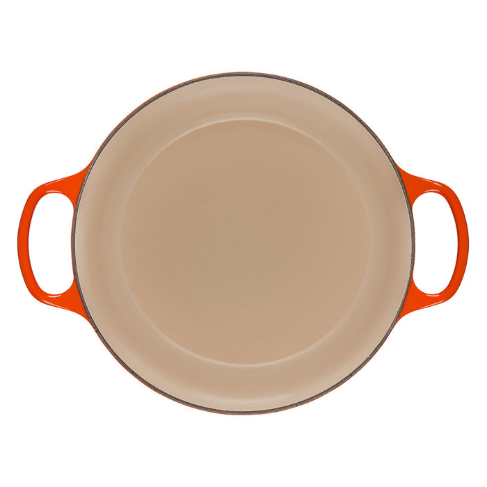 Le Creuset Enameled Cast Iron Signature 7 1/4 Quart Round Dutch Oven in Flame