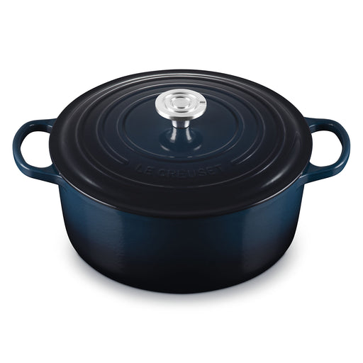 Le Creuset Enameled Cast Iron Signature 7 1/4 Quart Round Dutch Oven in Nuit