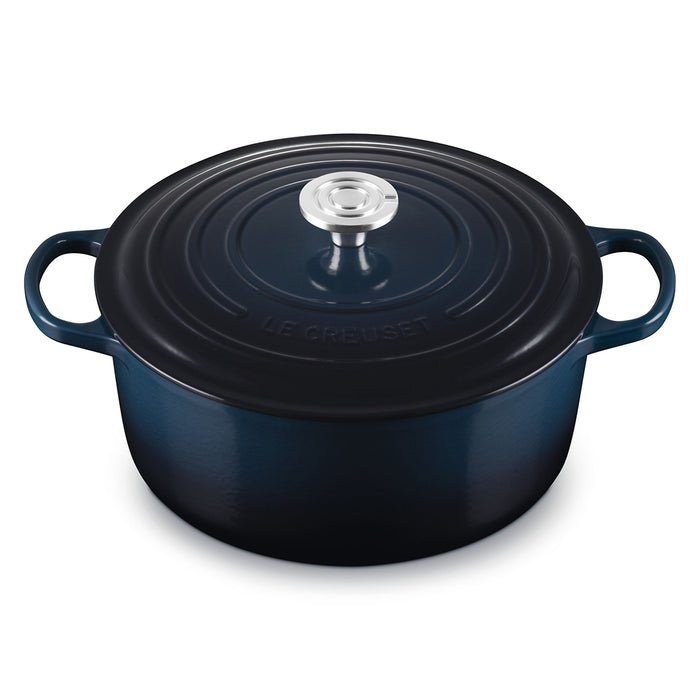 Le Creuset Enameled Cast Iron Signature 7 1/4 Quart Round Dutch Oven in Nuit