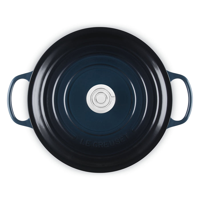Le Creuset Enameled Cast Iron Signature 7 1/4 Quart Round Dutch Oven in Nuit