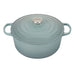 Le Creuset Enameled Cast Iron Signature 7 1/4 Quart Round Dutch Oven in Sea Salt