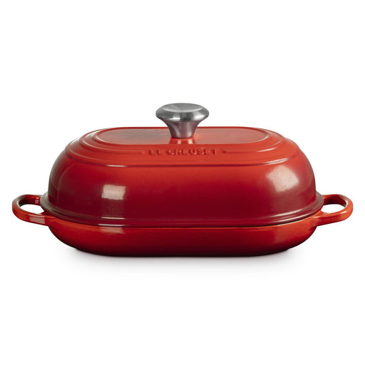 Le Creuset Enameled Cast Iron Signature Oval Bread Oven in Cerise