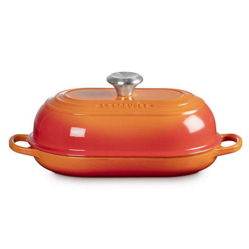 Le Creuset Enameled Cast Iron Signature Oval Bread Oven in Flame