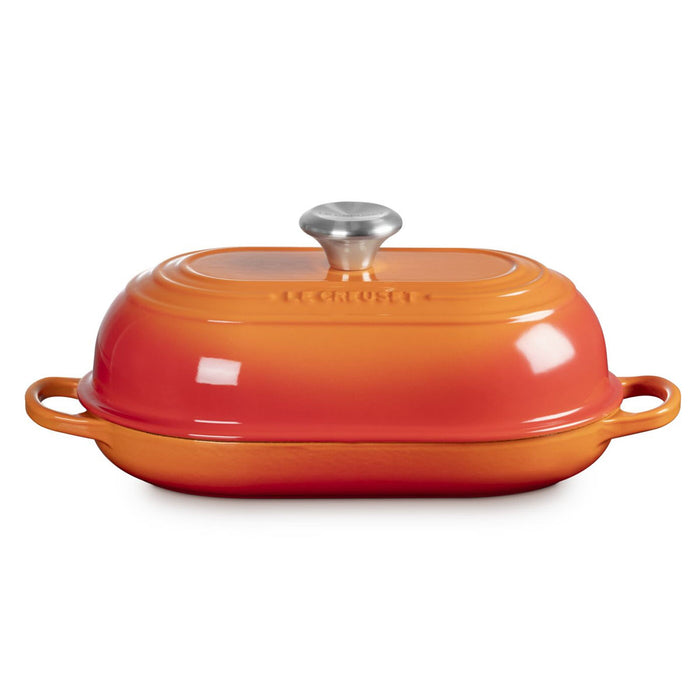 Le Creuset Enameled Cast Iron Signature Oval Bread Oven in Flame