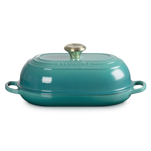 Le Creuset Enameled Cast Iron Signature Oval Bread Oven in Riviera