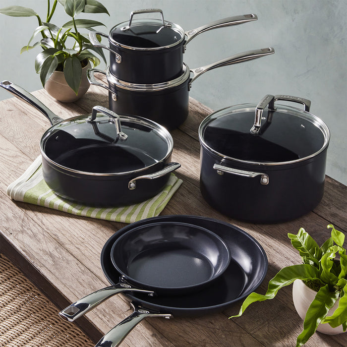 Le Creuset Essential Nonstick Ceramic 10-Piece Cookware Set