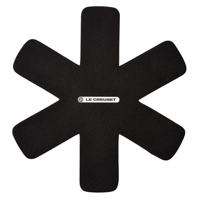 Le Creuset Felt Pan Protector in Black, Set of 3