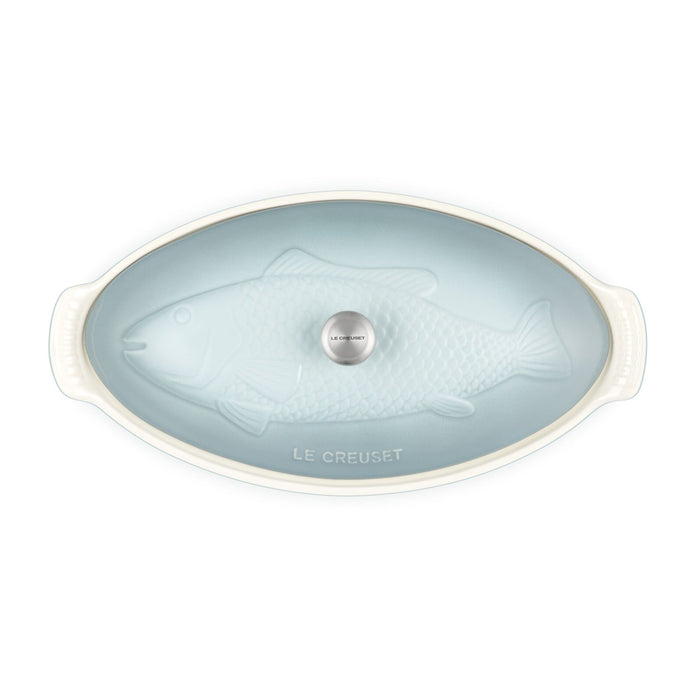 Le Creuset Heritage Fish Baker in Sea Salt
