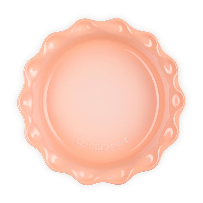 Le Creuset Heritage Fluted Pie Dish in Peche