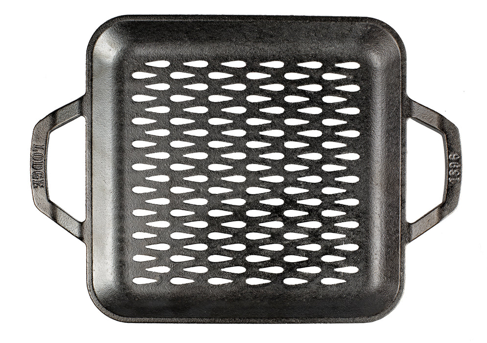 Lodge Chef Collection 11" Cast Iron Square Grill Topper