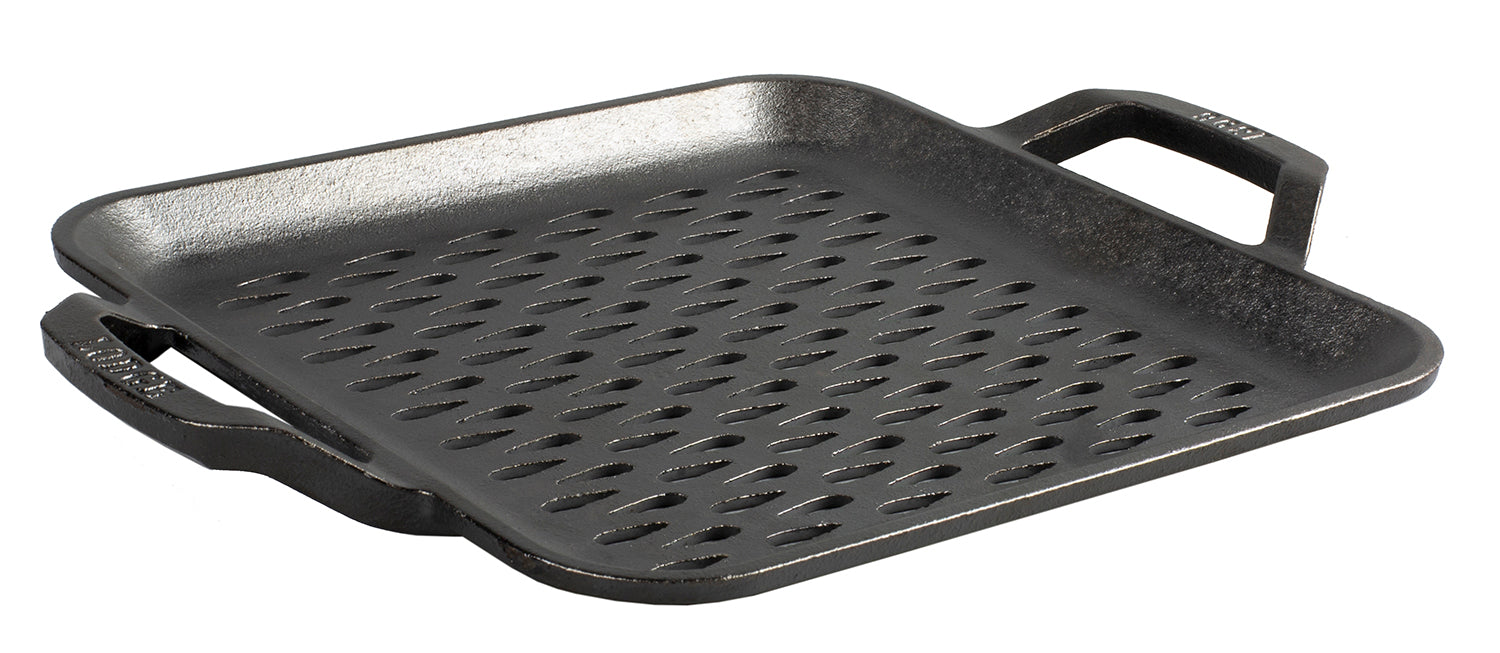 Lodge Chef Collection 11" Cast Iron Square Grill Topper