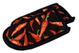 Lodge Fabric Handle Holders, Set of 2, Chili Pepper Print