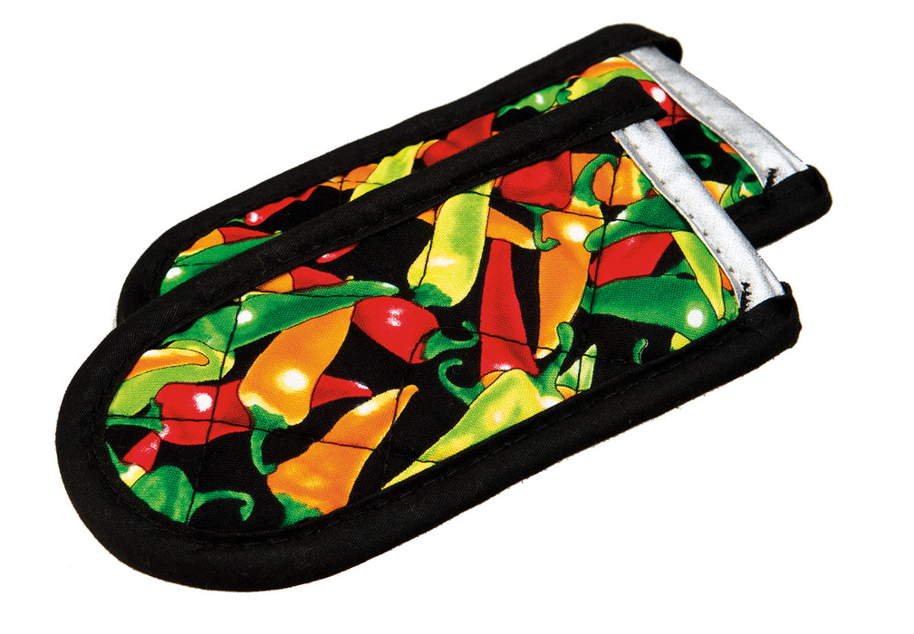 Lodge Fabric Handle Holders, Set of 2, Multicolor Chili
