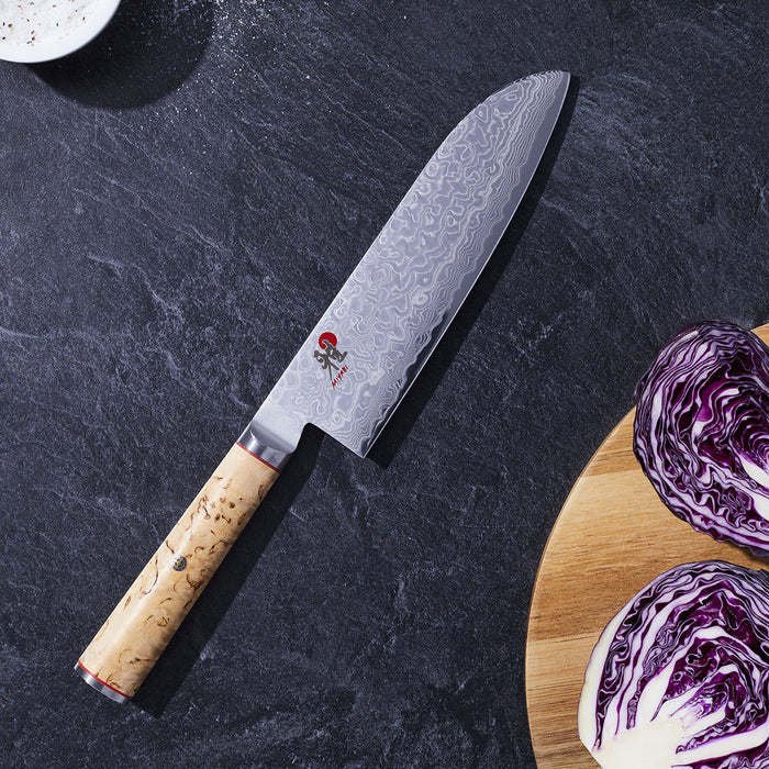 MIYABI Birchwood SG2 7" Fine Edge Santoku